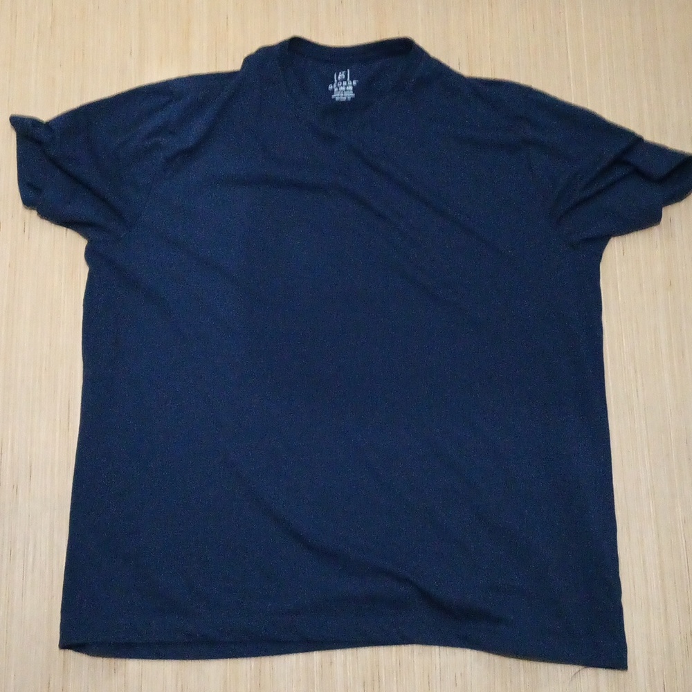 Plain navy blue shirt